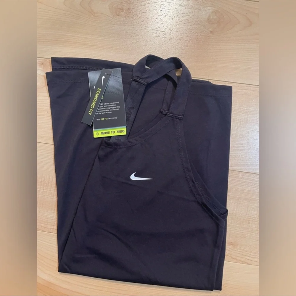 Nike Dri Fit Elastika black tank top Size L - Picture 4 of 6